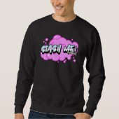 Stash Me Bubble Gum Short Sleeve Sweatshirt (Vorderseite)