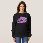Stash Me Bubble Gum Short Sleeve Sweatshirt (Vorne ganz)