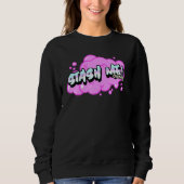 Stash Me Bubble Gum Short Sleeve Sweatshirt (Vorderseite)