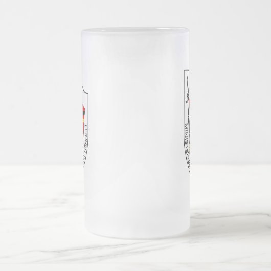 Stasi - DDR (Deutsche Demokratische Republik) Mattglas Bierglas (Mittel)