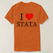 STATA-Ökonometrie zur Studentenstatistik T-Shirt (Design vorne)