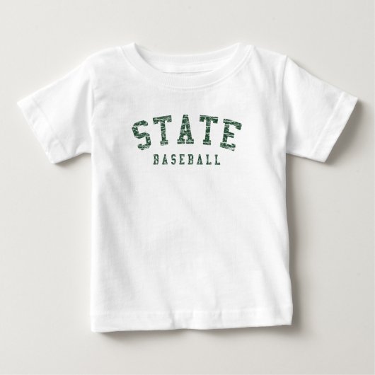 STATE Baseball (Grün) T-Shirt (Vorderseite)