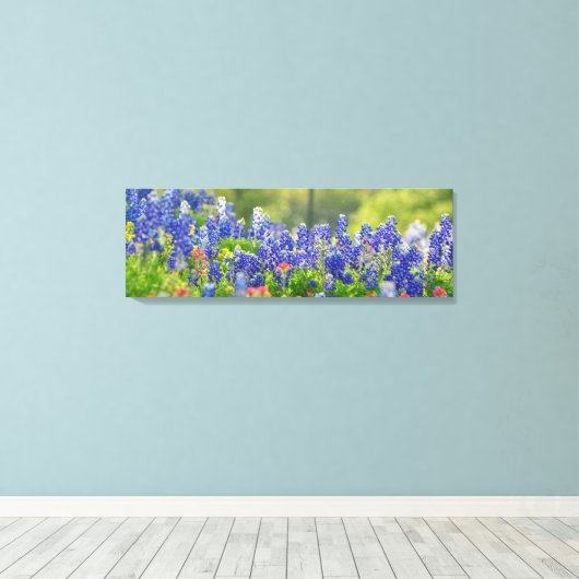 State Bluebonnets Leinwanddruck (Insitu (Holzboden))