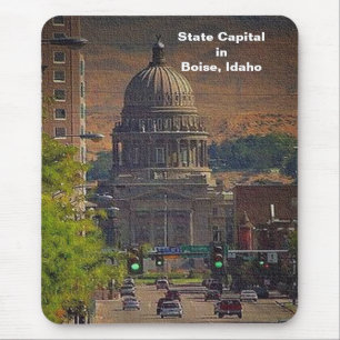 State Capital  in Boise, Idaho wird übersetzt zu Mousepad