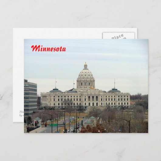 State Capitol Postkarte (Vorne/Hinten)