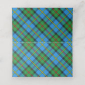 State Clan MacLeod von Harris Tartan Motto Platzkarte (Innenseite Aufgefaltet)