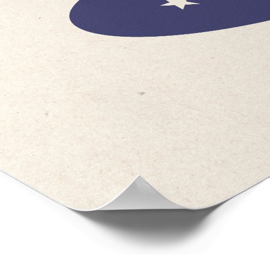 State College, PA Retro Varsity-Style Poster (Ecke)