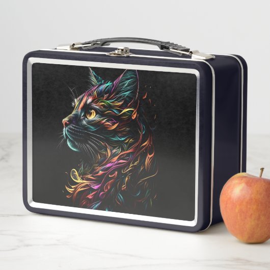 State Feline Profil Metall Brotdose (Beispiel)