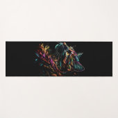 State Feline Profil Yogamatte (Vorderseite (Horizontal))