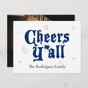 State Flag Blue Chee Y'all Foto Feiertagskarte