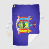 State Flag New York Golf Towel Golfhandtuch (Insitu)