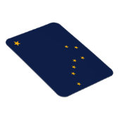 State Flag of Alaska, USA Magnet (Rechte Seite)