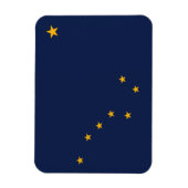 State Flag of Alaska, USA Magnet (Vertikal)