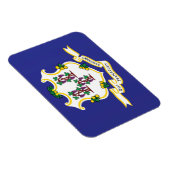 State Flag of Connecticut, USA Magnet (Rechte Seite)