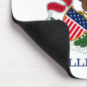 State Flag of Illinois, USA Mousepad (Ecke)