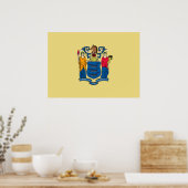 State Flag of New Jersey Poster (Küche)