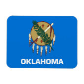 State Flag of Oklahoma, USA Magnet (Horizontal)