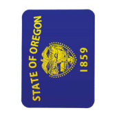 State Flag of Oregon, USA Magnet (Vertikal)