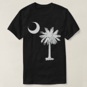 State Flag Palmetto Tree Crescent M T-Shirt (Design vorne)