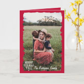 State Flag Red Merry Tex-Mas Y'all Foto Weihnachte Karte (Gelbe Blume)