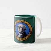 State Flag Washington Tasse (VorderseiteRechts)