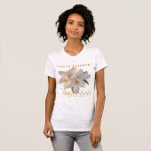 State Flower Arkansas Apple Blossom Floral Design T-Shirt (Vorne ganz)
