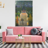 State Garden in Mallorca (von Santiago Rusiñol) Leinwanddruck (Insitu (Wohnzimmer))