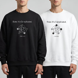 State Its Complicated Programmer Humor Sweatshirt