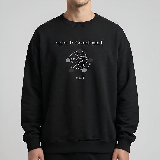 State Its Complicated Programmer Humor Sweatshirt