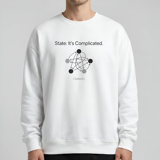 State Its Complicated Programmer Humor Sweatshirt