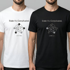State Its Complicated Programmer Humor T-Shirt