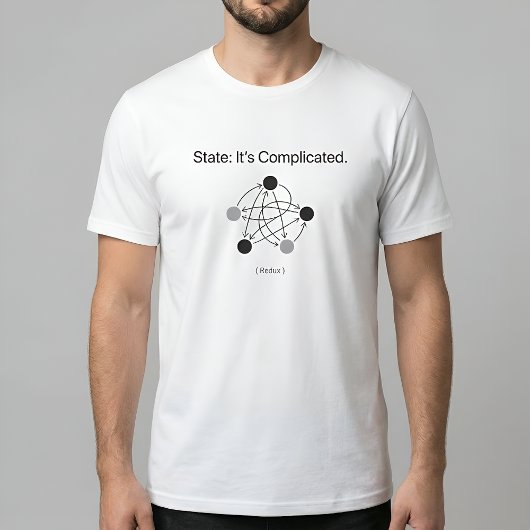 State Its Complicated Programmer Humor T-Shirt