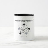 State Its Complicated Programmer Humor Tasse (Zentrum)