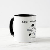State Its Complicated Programmer Humor Tasse (Vorderseite Links)