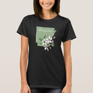 State Of Arkansas Flower Apple Blossom   T-Shirt