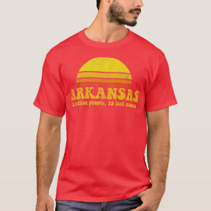 State of Arkansas Vintage Funny Slogan Retro Souve T-Shirt