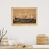 "State of California" Steamer (1275A) Poster (Küche)