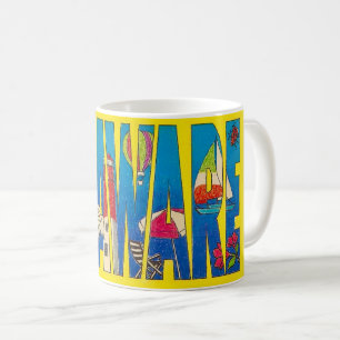 State of Delaware Großbuchstabe Tasse