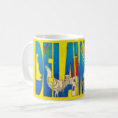 State of Delaware Großbuchstabe Tasse (Vorderseite Links)