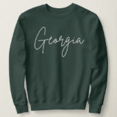 State of Georgia Crewneck-Pullover-Sweatshirt Sweatshirt (Design vorne)