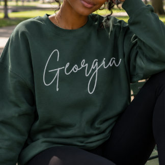 State of Georgia Crewneck-Pullover-Sweatshirt Sweatshirt