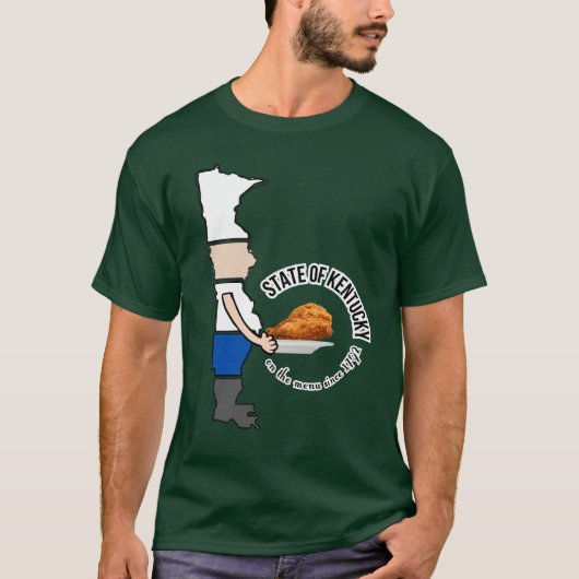 State of Kentucky on the menu since 1792 T-Shirt (Vorderseite)