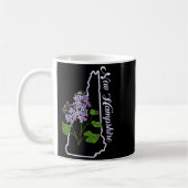State Of New Hampshire Purple Lilac Flower Kaffeetasse (Links)