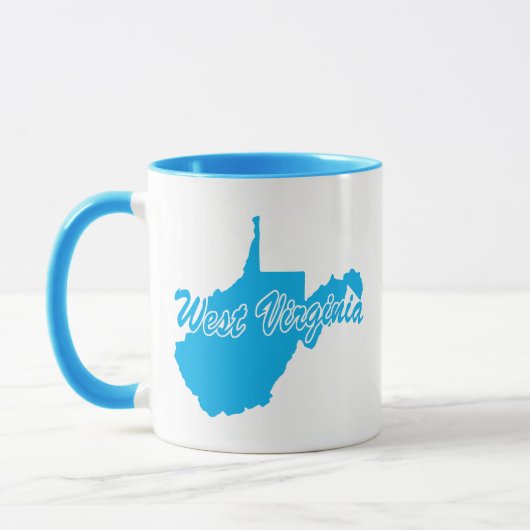 State Of West Virginia Shape Mug Tasse (Links)