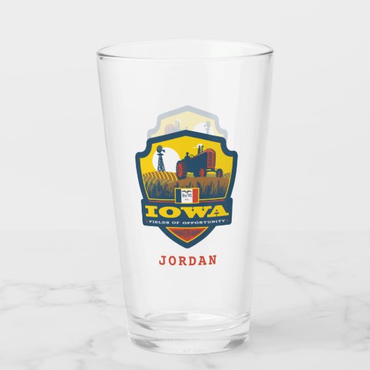 State Pride Iowa Glas (Rückseite)