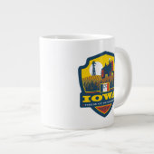 State Pride Iowa Jumbo-Tasse (Vorderseite Rechts)