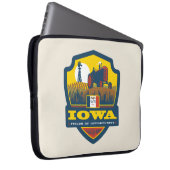 State Pride Iowa Laptopschutzhülle (Vorne Rechts)