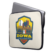 State Pride Iowa Laptopschutzhülle (Vorderseite Links)