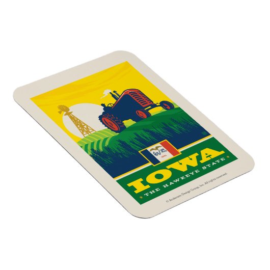 State Pride Iowa Magnet (Rechte Seite)