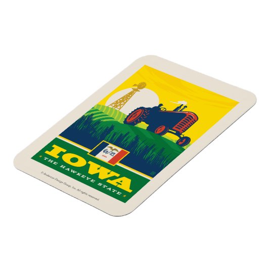 State Pride Iowa Magnet (Linke Seite)